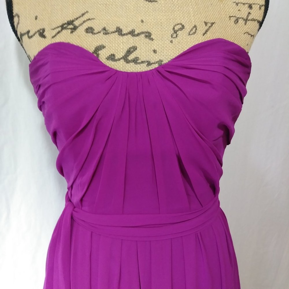 After Six Formal Bridesmaid Dress Persian Plum Size 2 - Picture 6 of 11